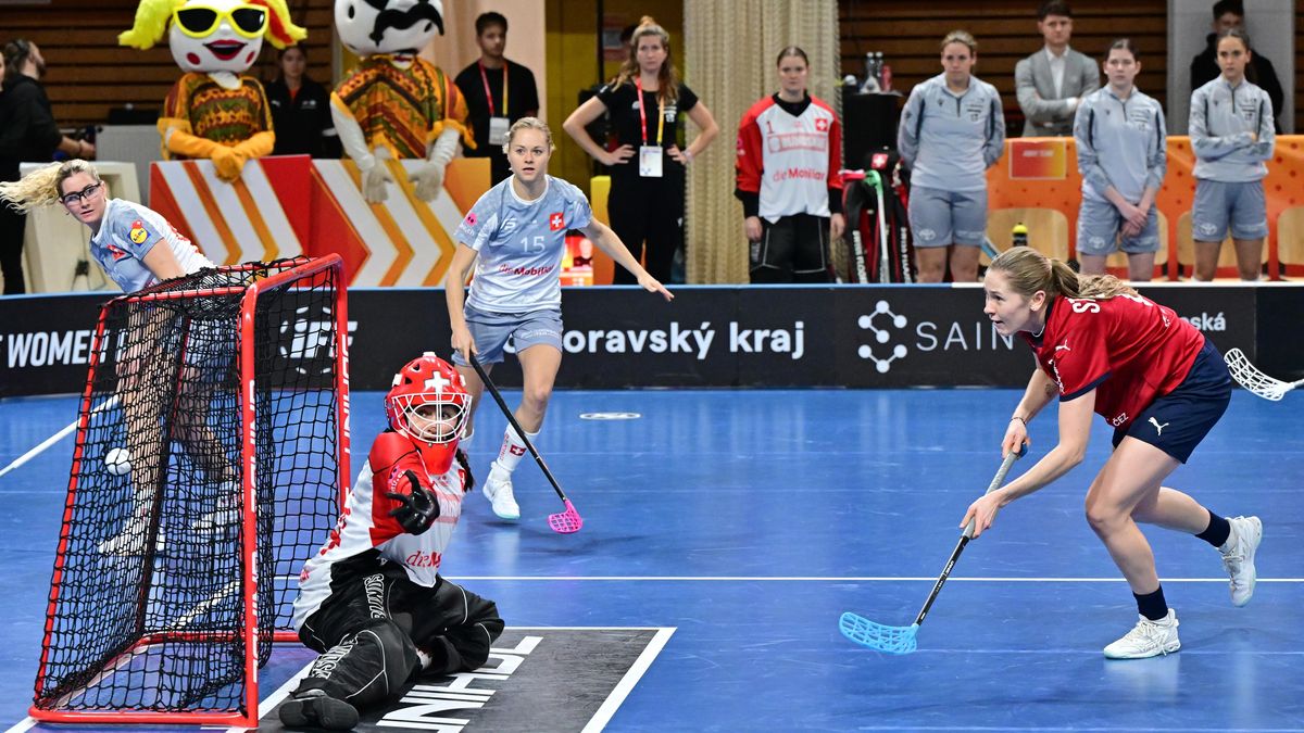 FLORBAL ONLINE: Češky vedou, ale skvělá brankářka drží Norky na dostřel