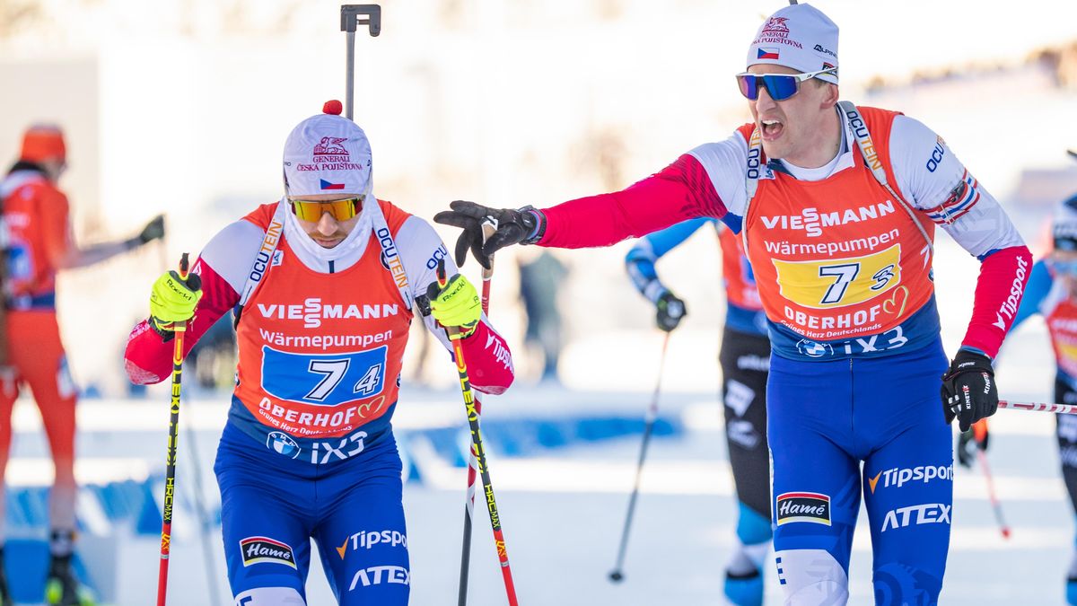 Strhující finiš štafety, Češi jeli nejlépe v sezoně. Horniga naštvala italská hvězda