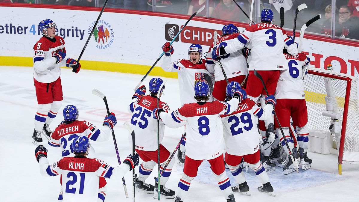 Česká pohádka pokračuje! Dvacítka vyřadila Kanadu a zahraje si o zlato