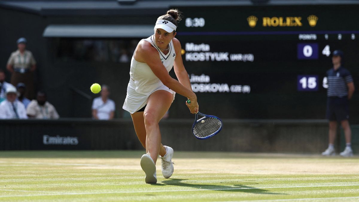 TENIS ONLINE: Nosková poprvé přichází o servis. V boji o finále Wimbledonu má ale navrch