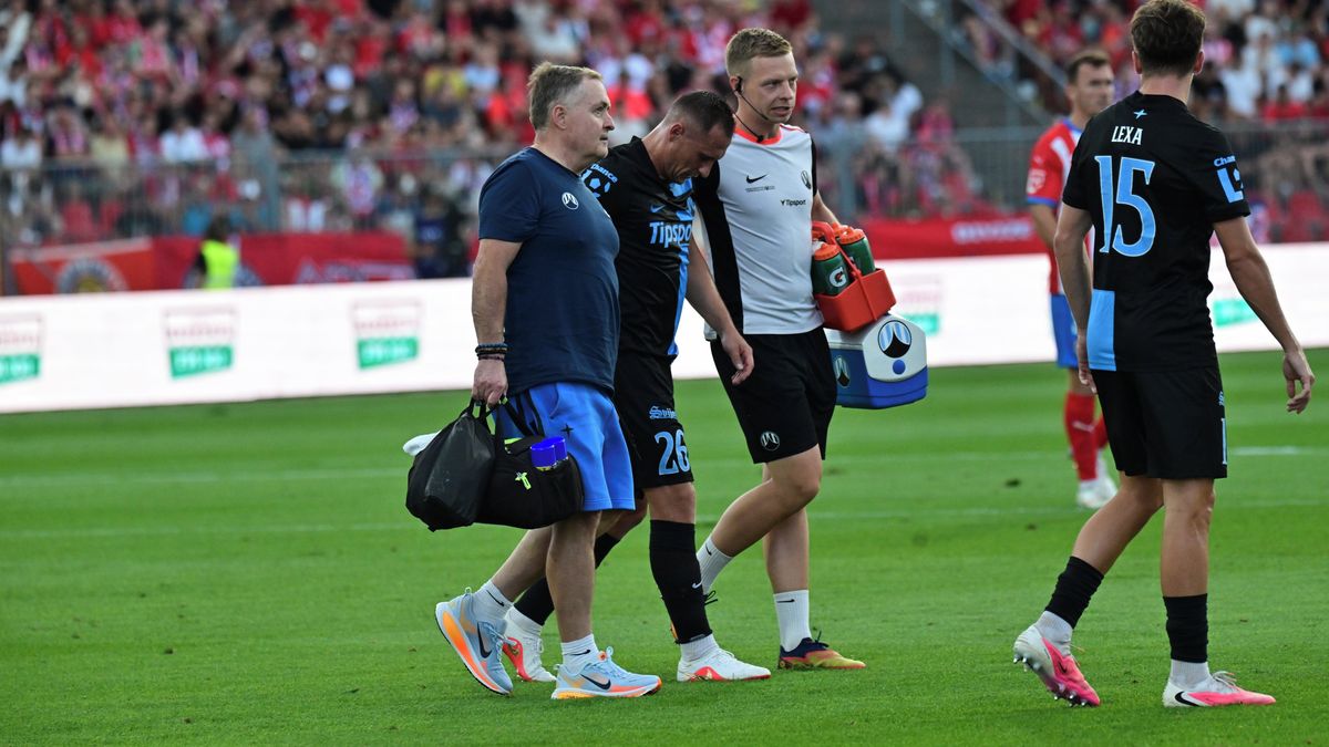 Bořilovi debut zhořkl, zápas v Brně nedohrál. Start proti Slavii je v ohrožení