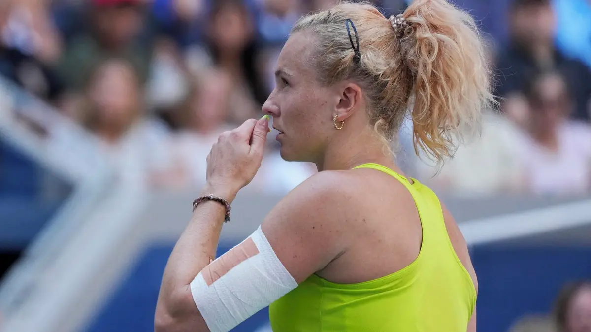 Naštvaná Siniaková nechápala zářez. Obrovské napětí až do konce, přiznala Ukrajinka po dramatu na US Open