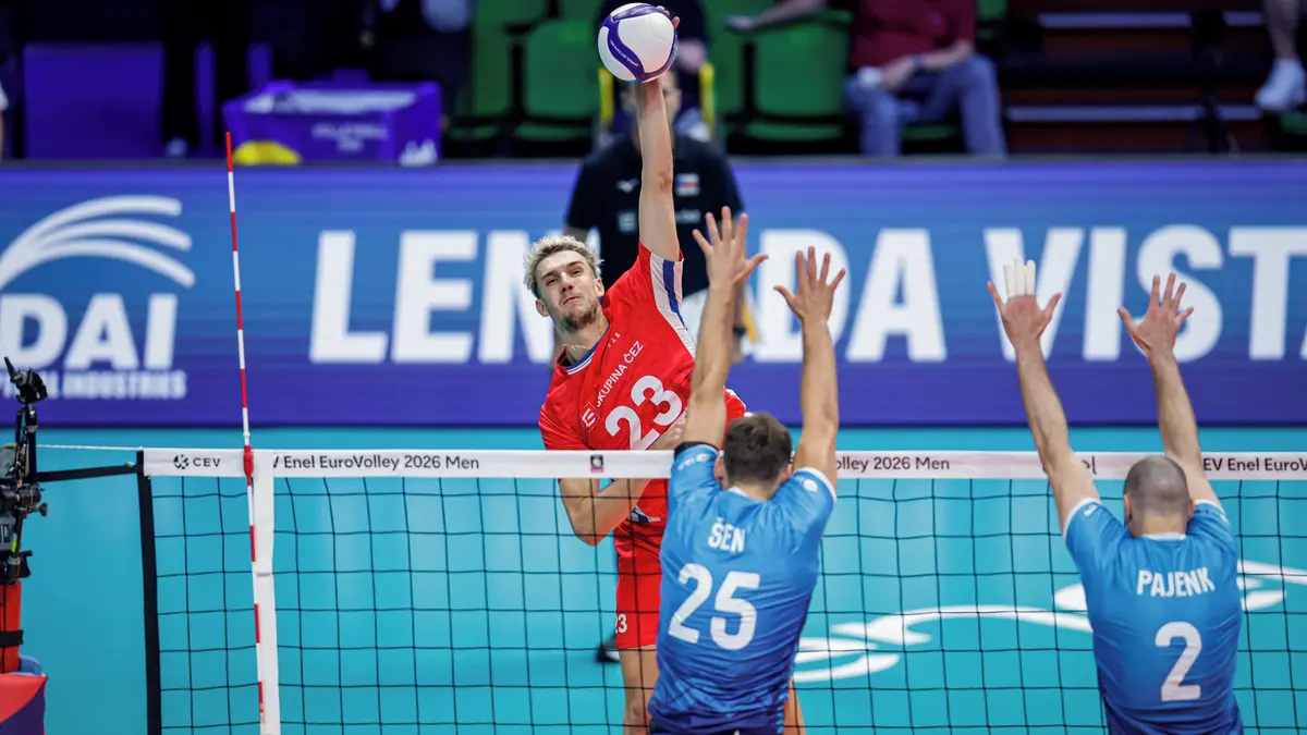 VOLEJBAL ONLINE: Češi favorita trápili. Třetí set ale získávají Slovinci