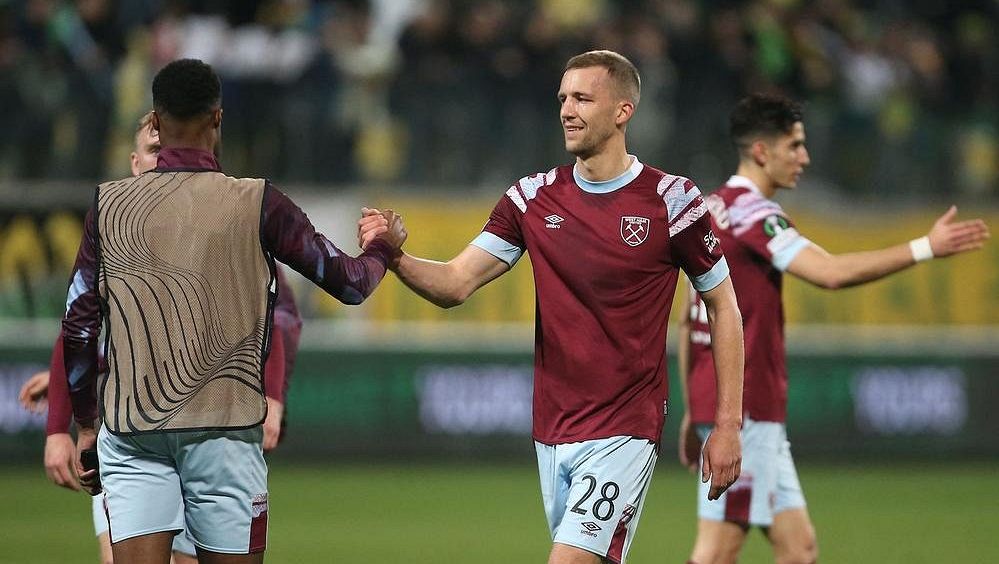 Trenéra výkon nepotěšil, West Ham si ale i tak poradil s Larnakou. Souček odehrál závěrečnou půlhodinu