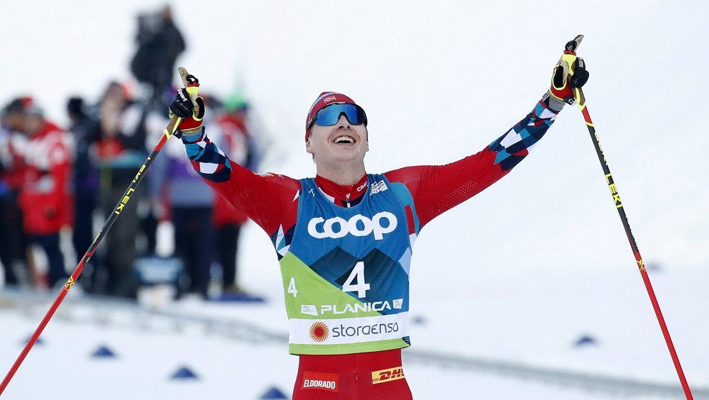 Skiatlon na MS v Planici ovládli norští lyžaři, zvítězil Krüger