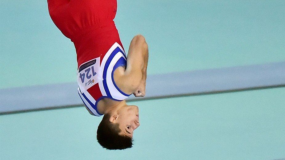 Sportovní gymnasta Kalný bronzový z přeskoku na Světovém poháru v Káhiře