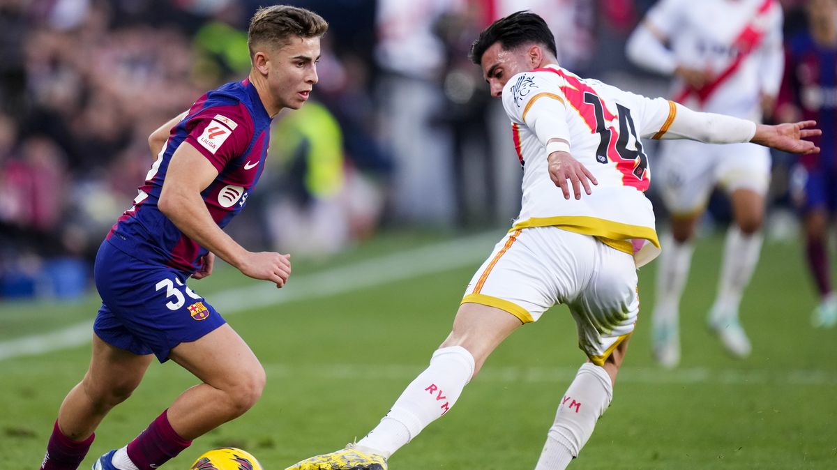 Fotbalisté Barcelony ve španělské lize pouze remizovali 1:1 s Vallecanem