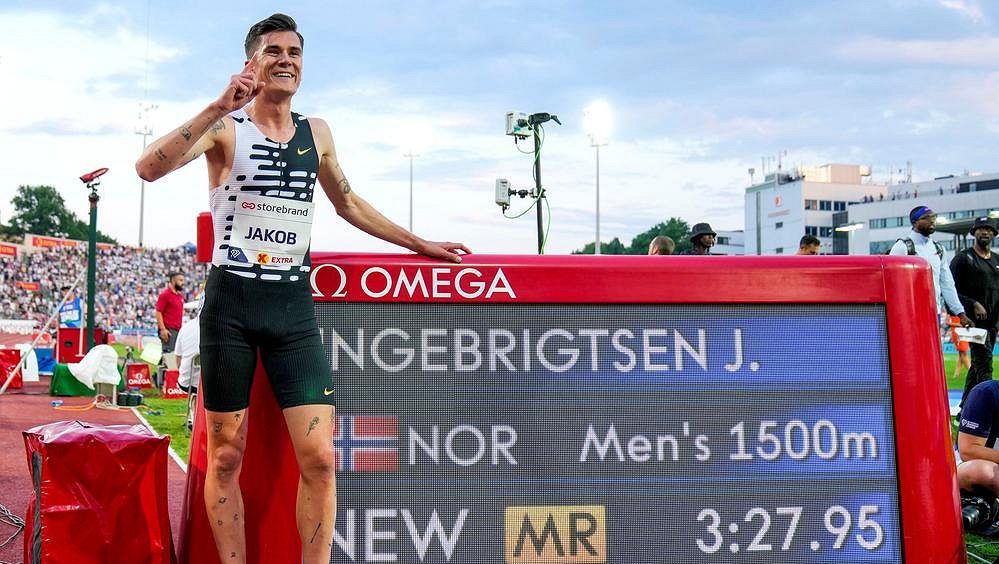 Ingebrigtsen slo sin europarekord på 1500m i Oslo, Warholm strålte også