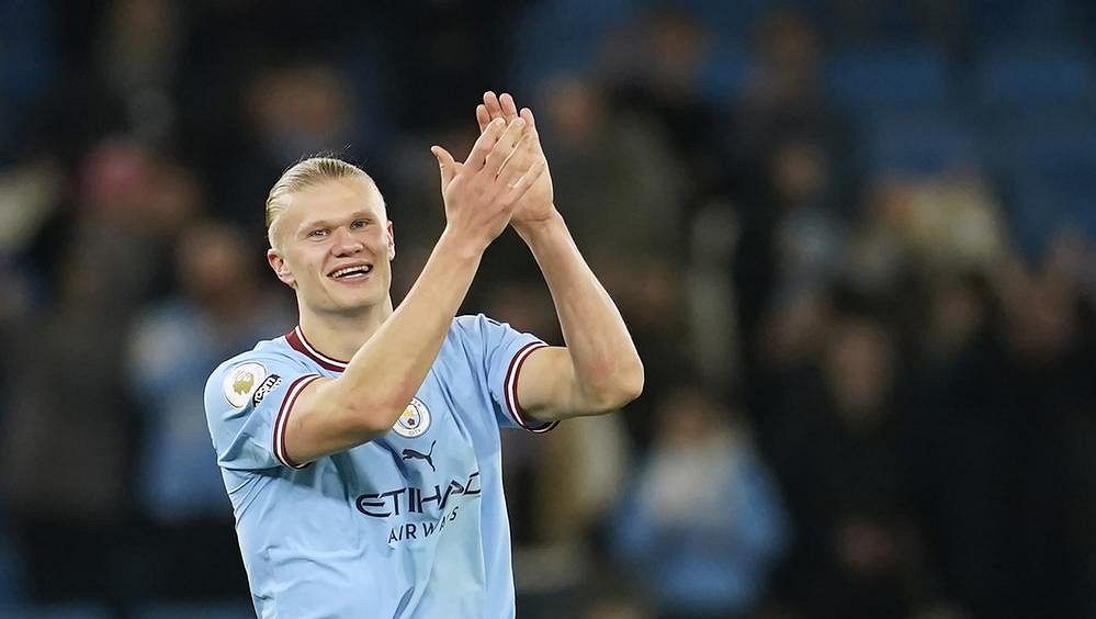 Kanonýr City Haaland ovládl anketu novinářů o nejlepšího hráče roku v Anglii
