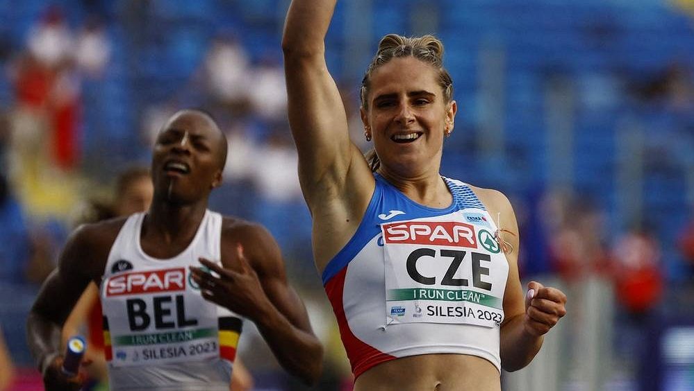 Det blandede kvartstafettlaget vant lagmesterskapet og European Games, strålte Ogrodníková