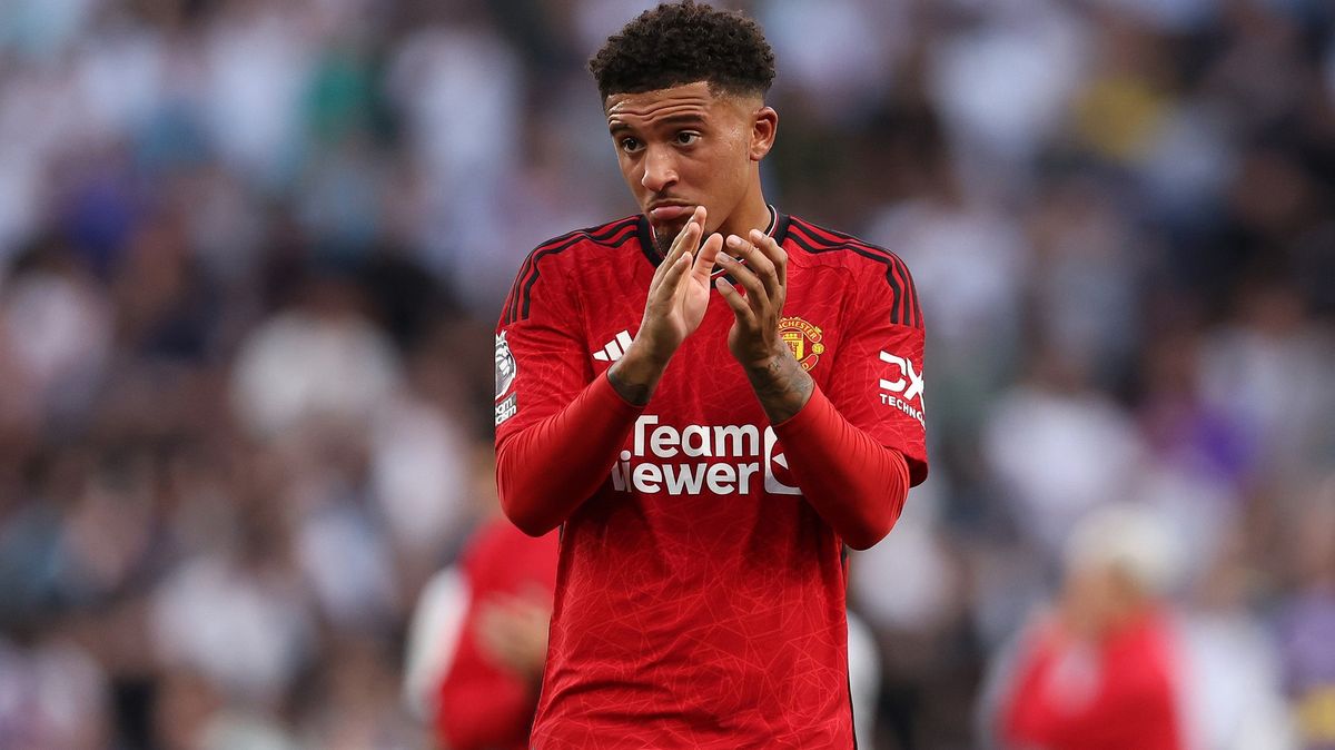 Po kritice trenéra nesmí Sancho trénovat s fotbalisty Manchesteru United