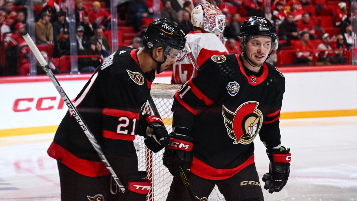Ottawa porazila v duelu NHL Global Series ve Stockholmu Detroit