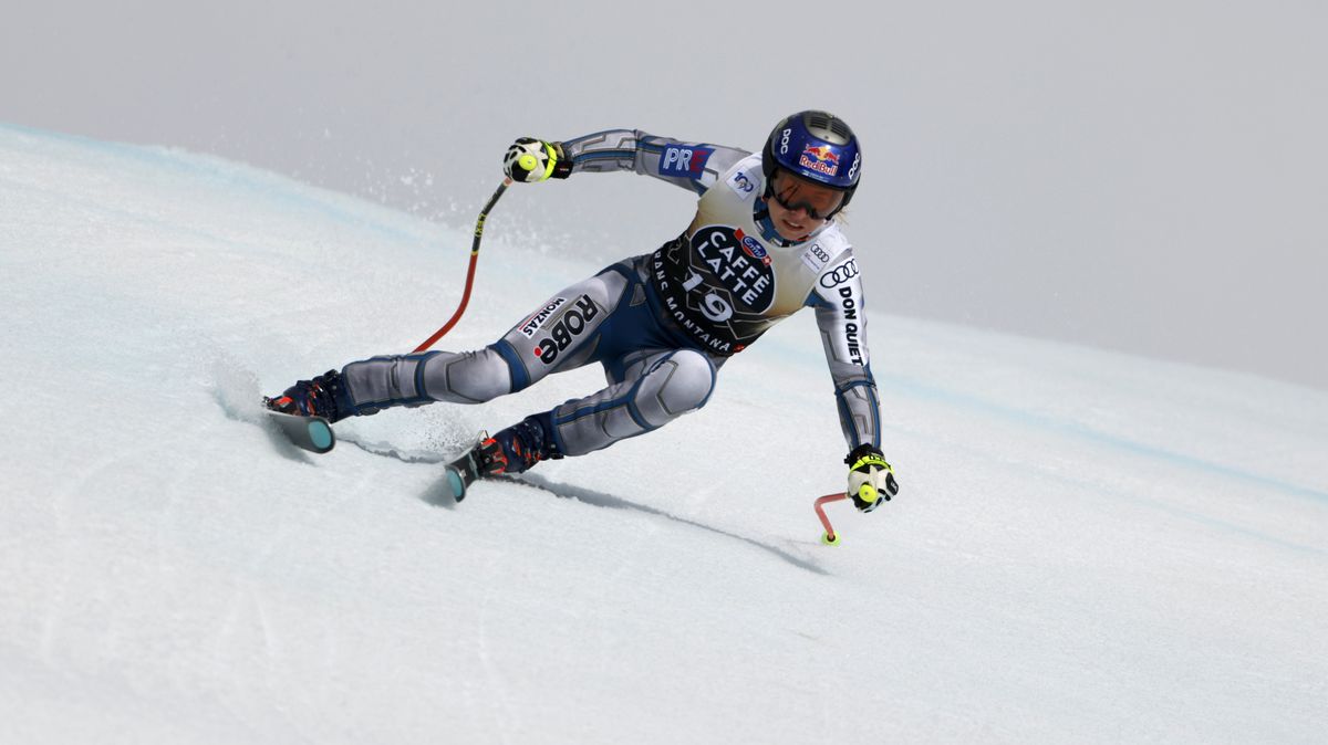 Ledecká obsadila ve druhém sjezdu SP v Crans Montaně 14. místo