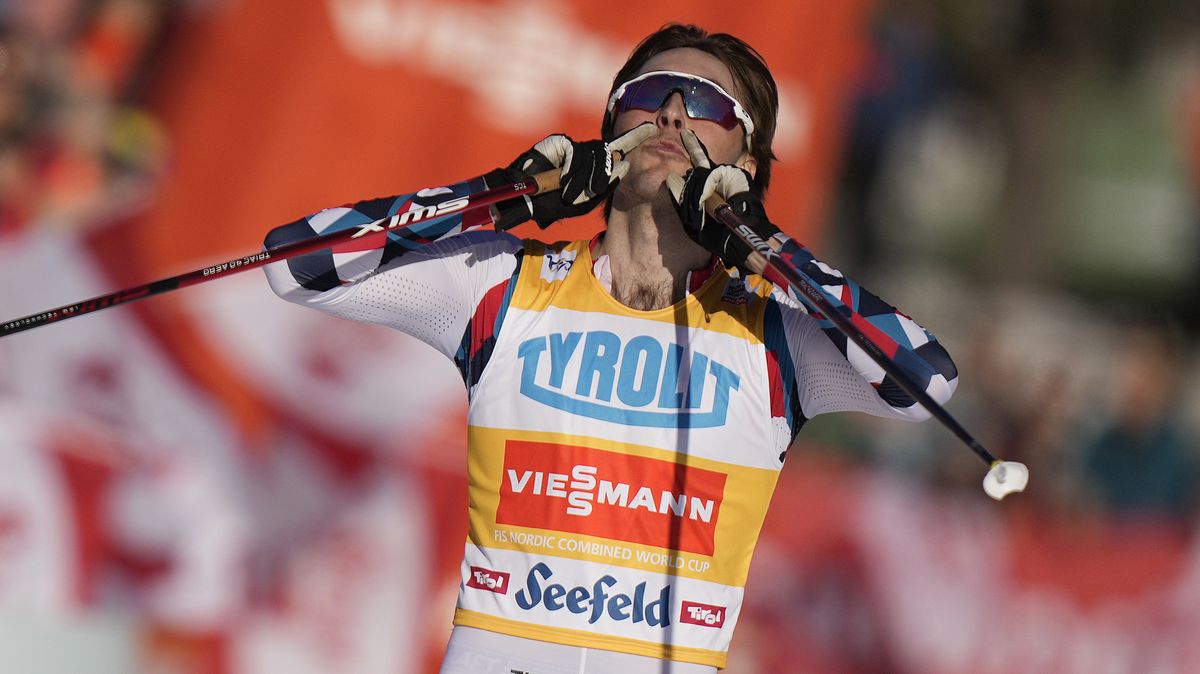 Riiber vyhrál potřetí v kariéře Seefeld Triple v severské kombinaci