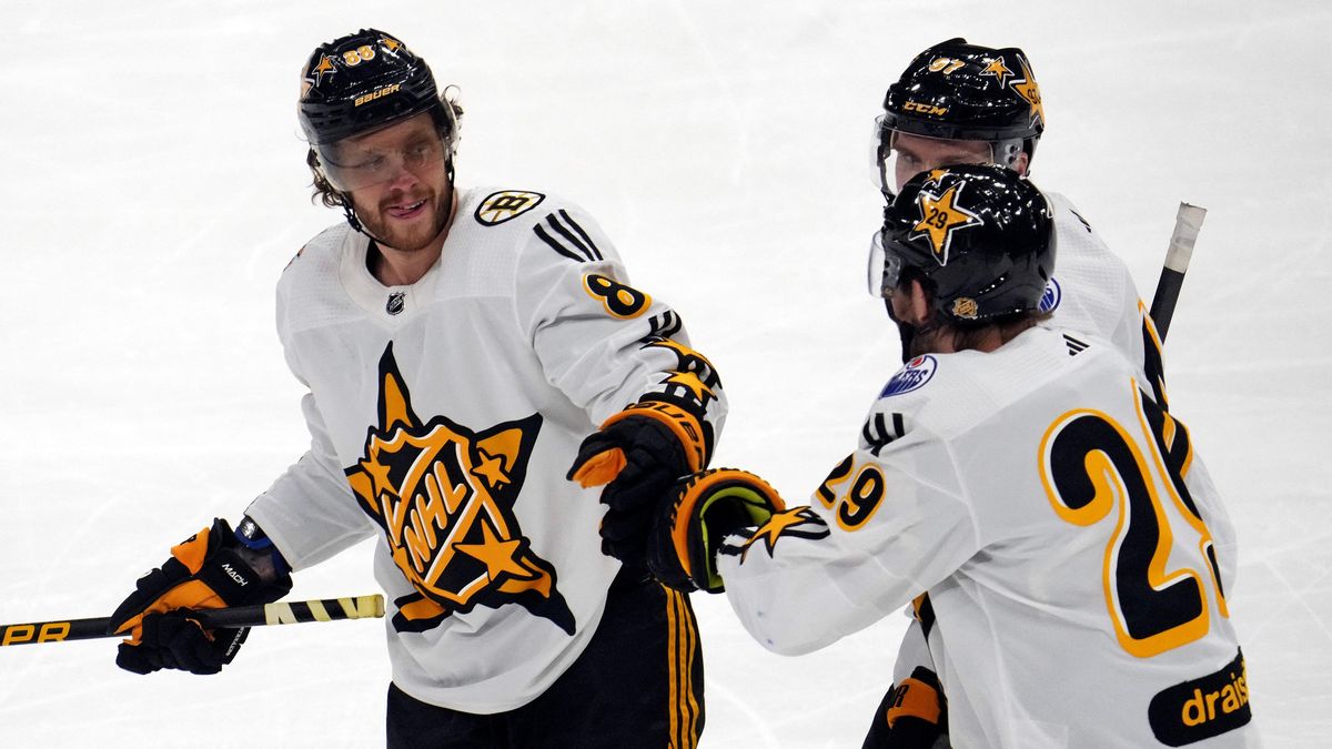 Pastrňák s Hertlem skórovali ve finále Utkání hvězd NHL