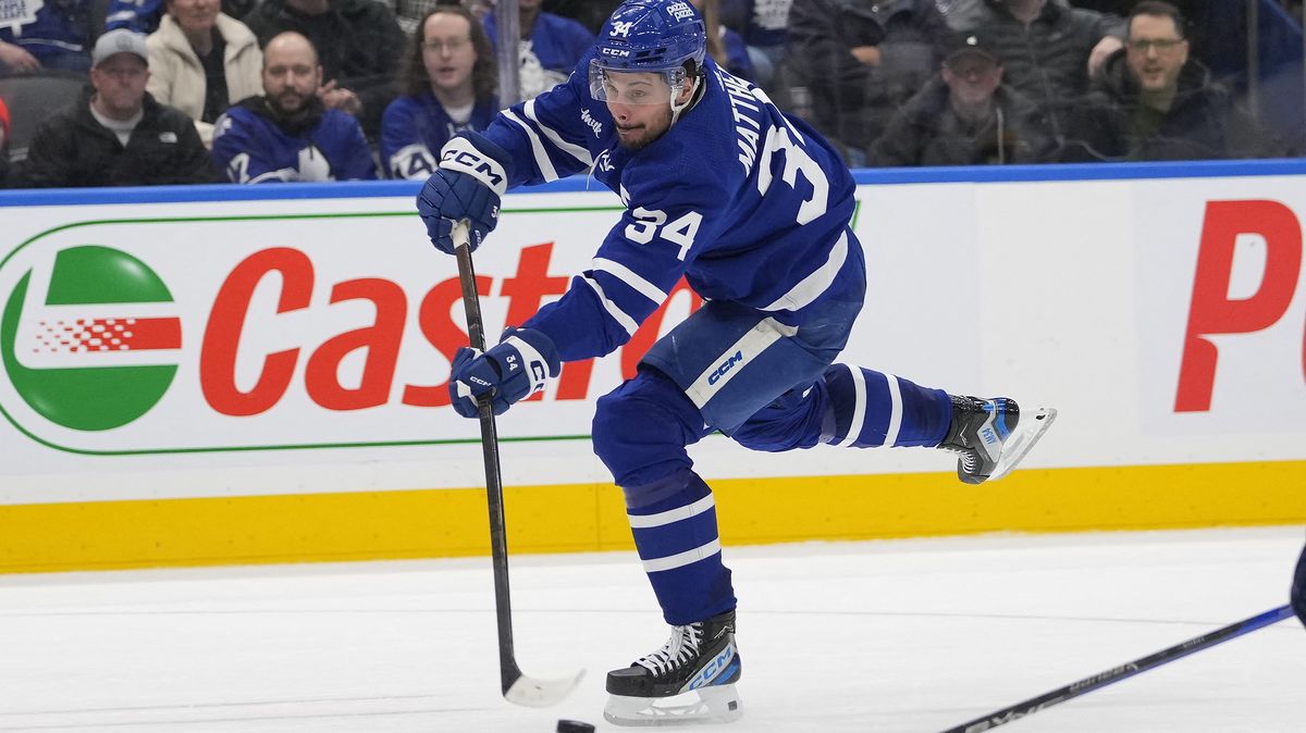 Dva hattricky za sebou vynesly Matthewsovi ocenění pro hvězdu týdne NHL