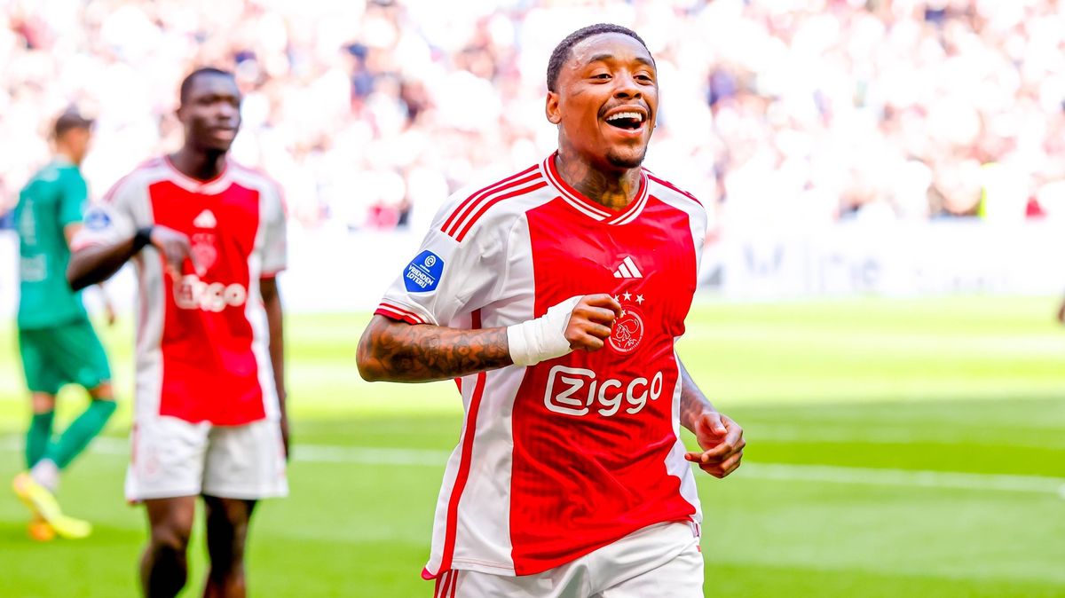 Útočník Ajaxu Bergwijn stihl v nizozemské lize hattrick během devíti minut