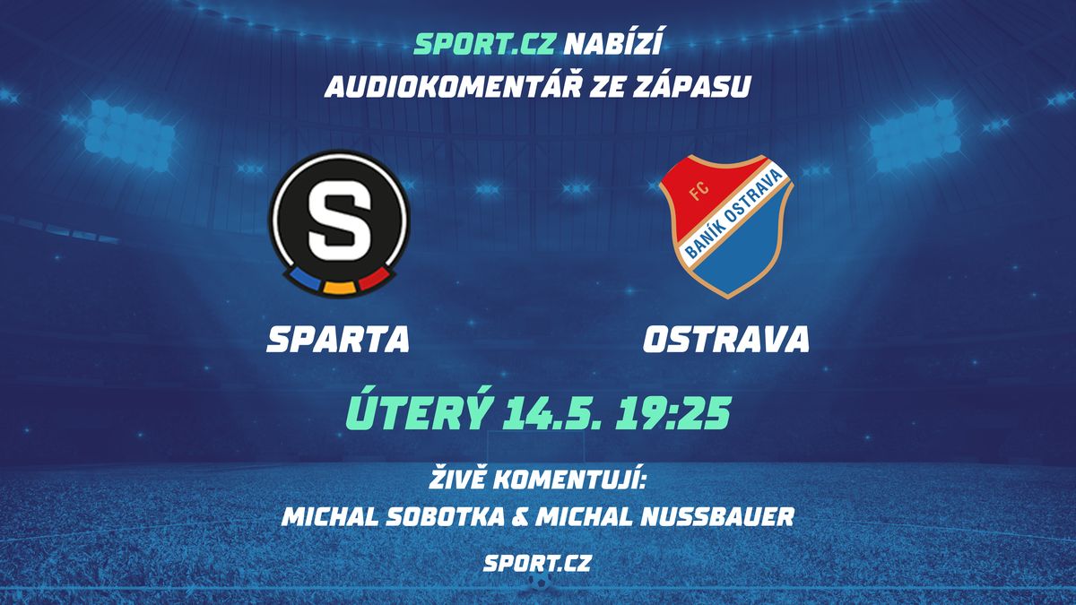 Sparta hostí Baník, bude to repríza gólové parády? Sport.cz nabídne audiokomentář z ligy