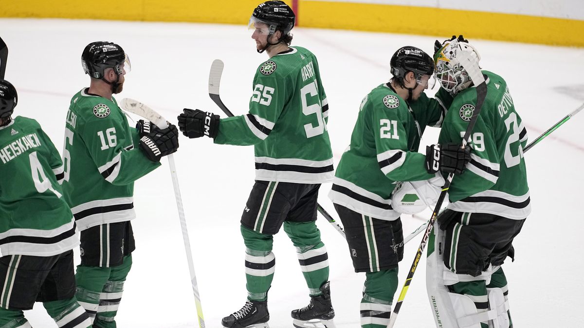 Dallas zdolal v play off NHL doma Edmonton a vyrovnal sérii, Faksa nehrál