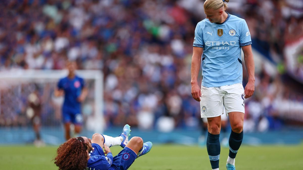 Pořádná pomsta. Obránce Chelsea se posmíval Haalandovi, ten mu to vrátil i s úroky