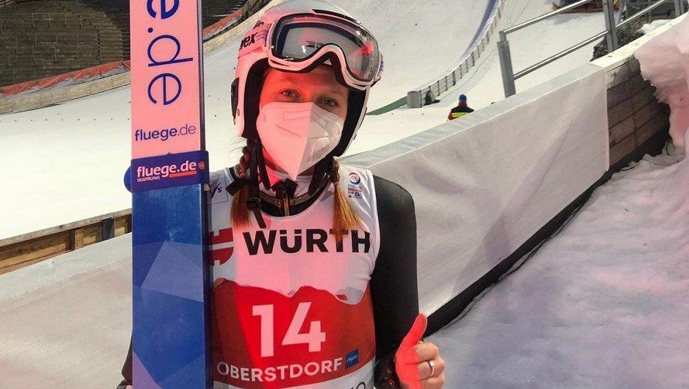 Skokanka Indráčková byla na Světovém poháru ve Willingenu sedmnáctá