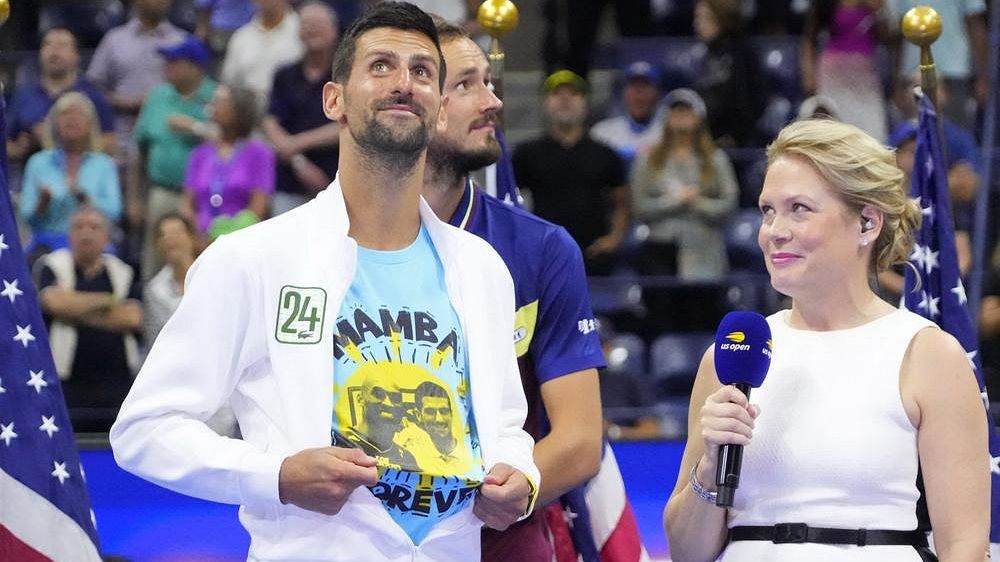 Mamba forever! Djokovič ve vítězném opojení připomněl zesnulou legendu