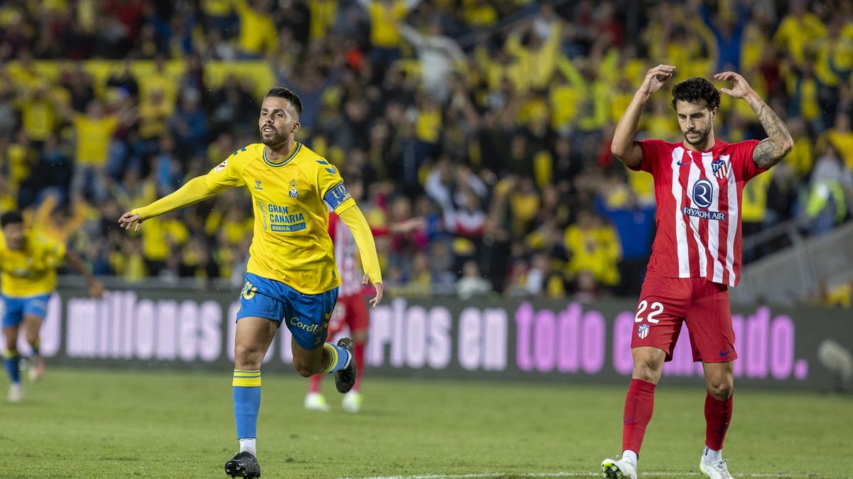 Vítěznou sérii fotbalistů Atlética Madrid ukončilo Las Palmas