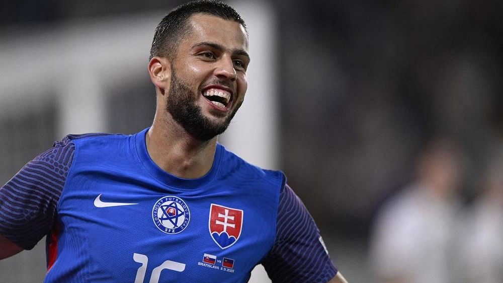 Bývalý sparťan zářil! Hancko vstřelil nejrychlejší gól v historii slovenské reprezentace