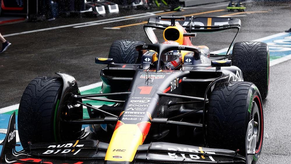 Kvalifikaci na sprint před Velkou cenou Belgie vyhrál mistr světa Verstappen