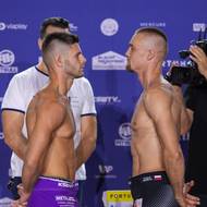 Staredown mezi Josefem Štummerem a Dawidem Karetou.