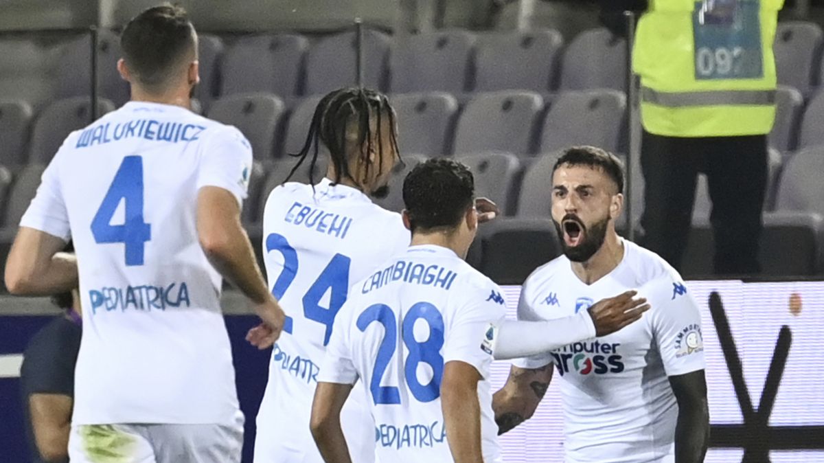 Fotbalisté Fiorentiny doma nečekaně podlehli Empoli, Barák nehrál