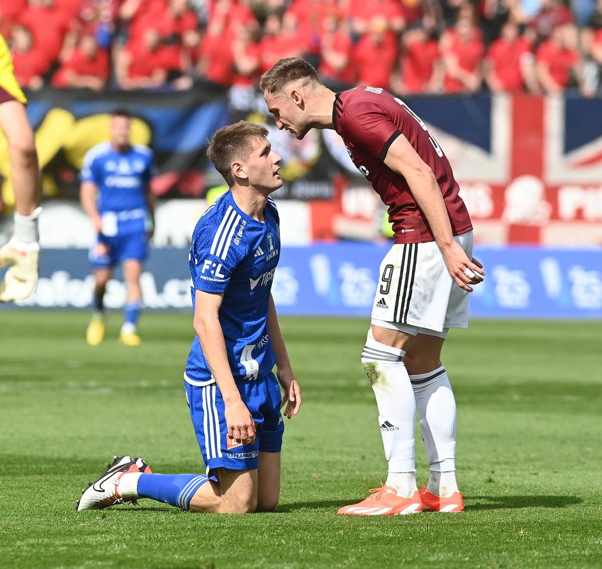 Zleva František Matys z Olomouce a Jan Kuchta ze Sparty