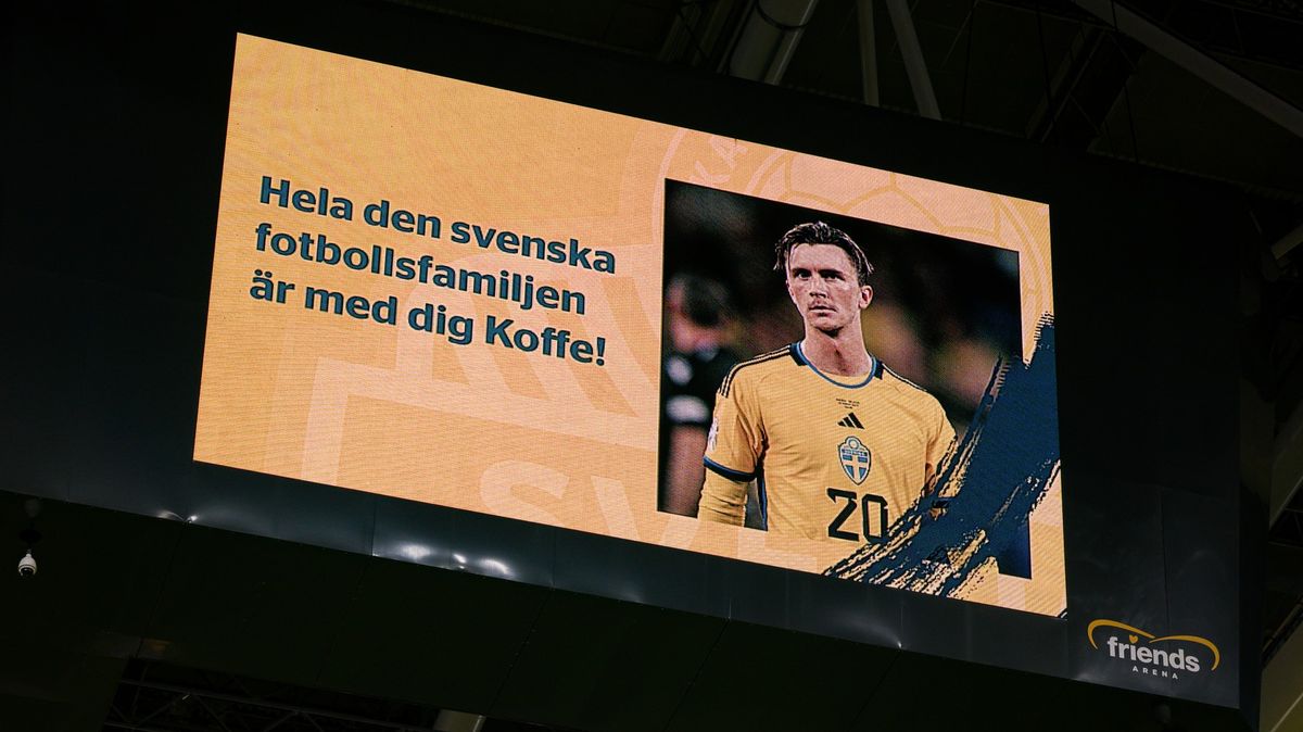 Stav švédského fotbalisty Olssona se po mozkové příhodě zlepšuje