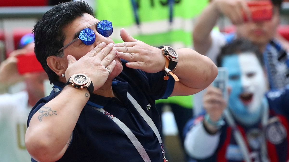 Maradonův Zlatý míč z mistrovství světa 1986 půjde do dražby