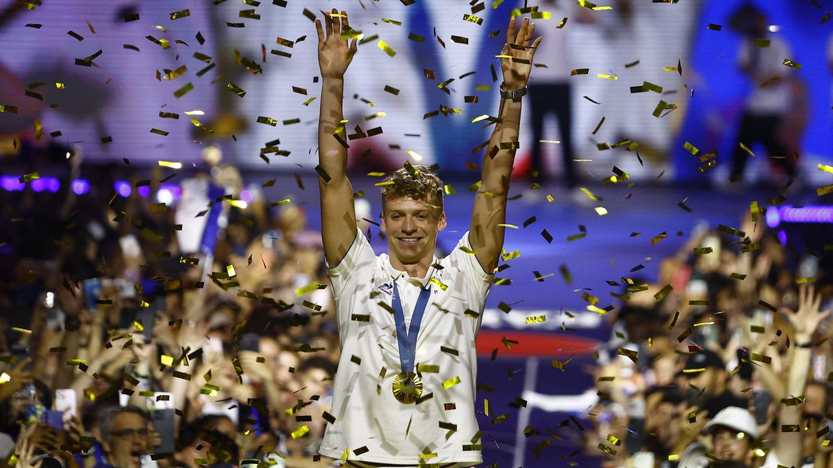 Domácí plavec medailovým králem olympiády v Paříži