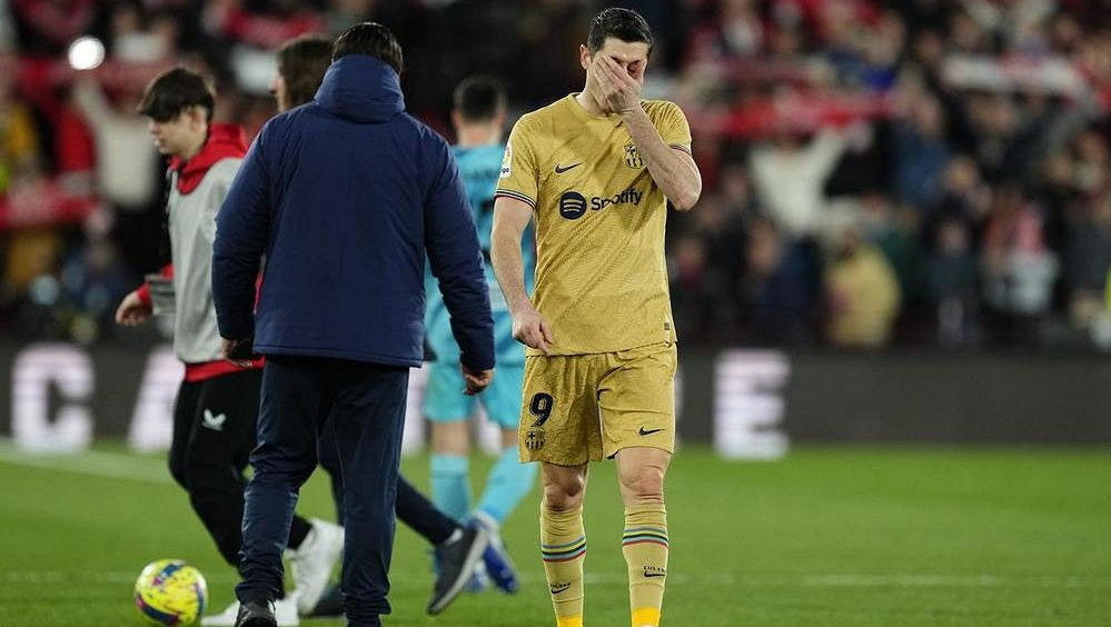 Barceloně se zranil útočník Lewandowski, asi bude chybět v poháru proti Realu