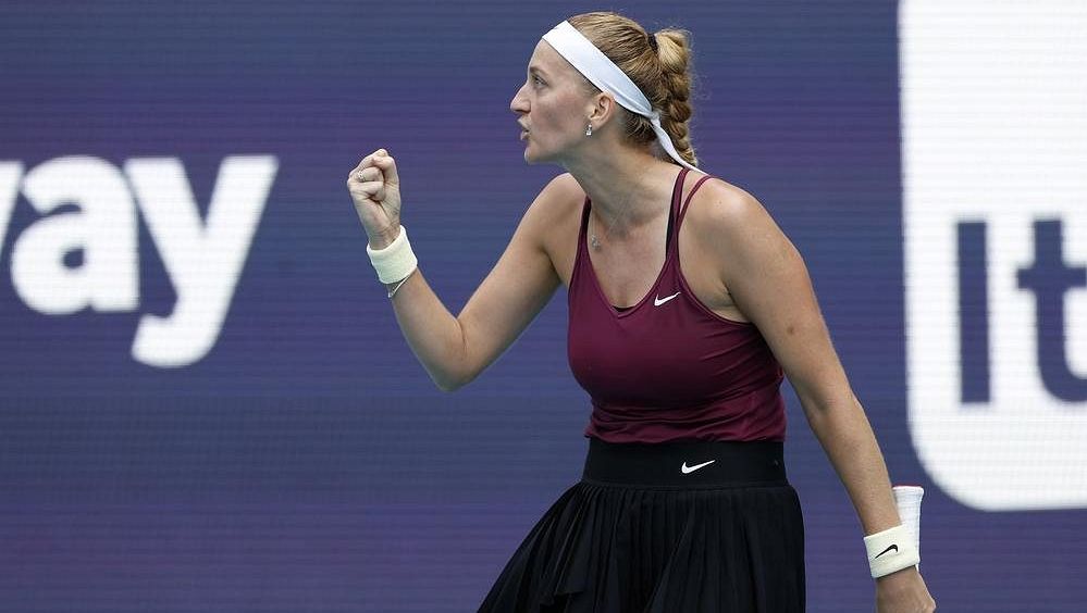 Kvitová si po zisku titulu v Miami polepšila v žebříčku