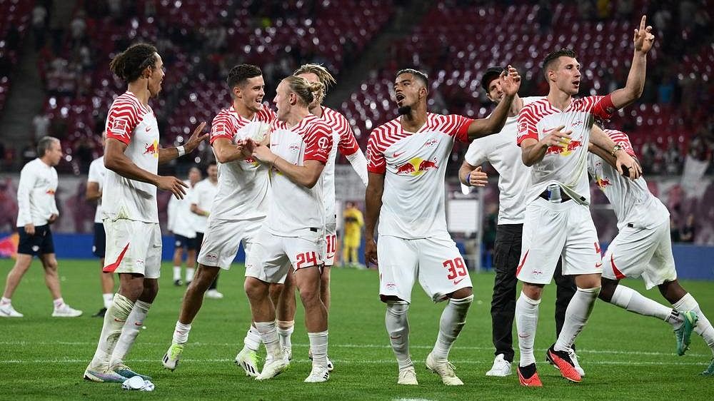 Fotbalisté Lipska si ve druhé půli s chutí zastříleli