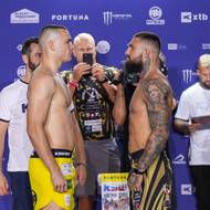 Staredown mezi Vojtěchem Garbou a Michalem Dreczowskim.