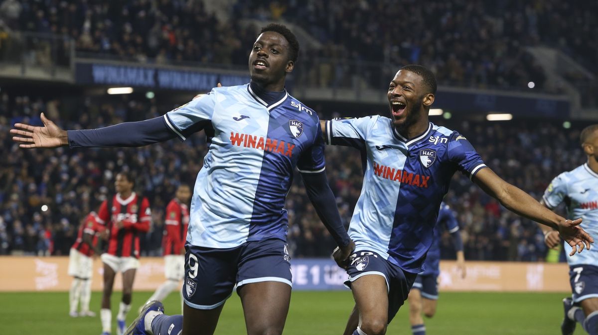 Nice překvapivě prohrálo v Le Havre a ztrácí na vedoucí PSG čtyři body
