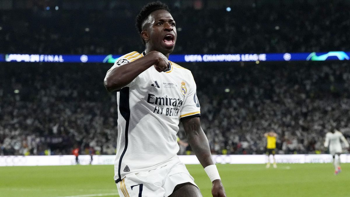 Útočník Realu Vinícius Júnior byl zvolen nejlepším fotbalistou Ligy mistrů