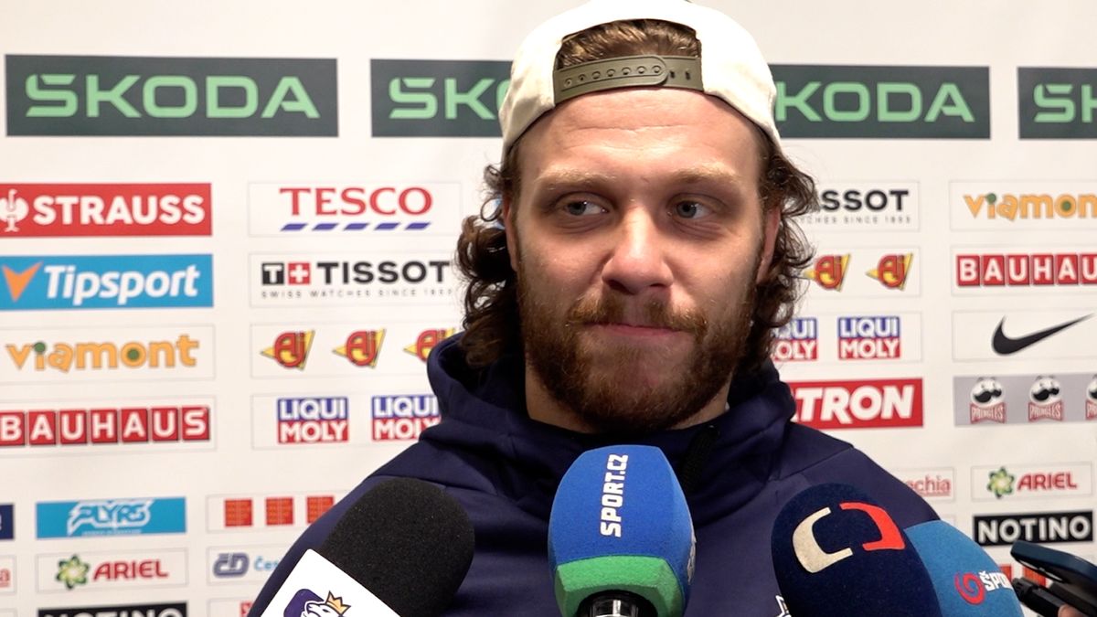 Pastrňák po příletu: Zase se jasně ukazuje, že je v Česku hokej na prvním místě