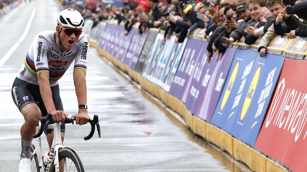 Nizozemský cyklista Van der Poel potřetí ovládl závod Kolem Flander