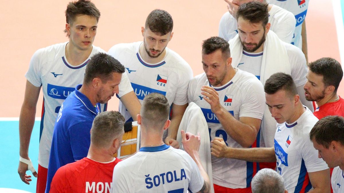 Volejbalisté na mistrovství Evropy porazili 3:0 Severní Makedonii