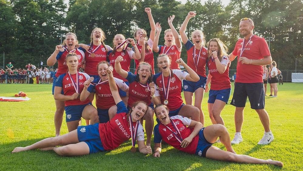 České ragbistky do 18 let získaly na domácím mistrovství Evropy bronz