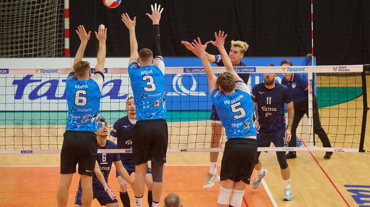 Volejbalisté Kladna neprohráli ani v Benátkách a po ztrátě Lvů vedou extraligu