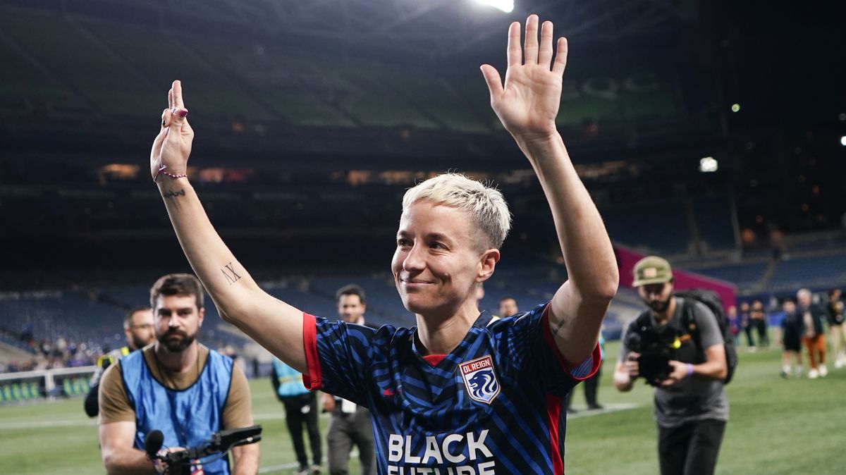 Na domácí rozlučku fotbalistky Rapinoeové přišlo rekordních 34 140 diváků