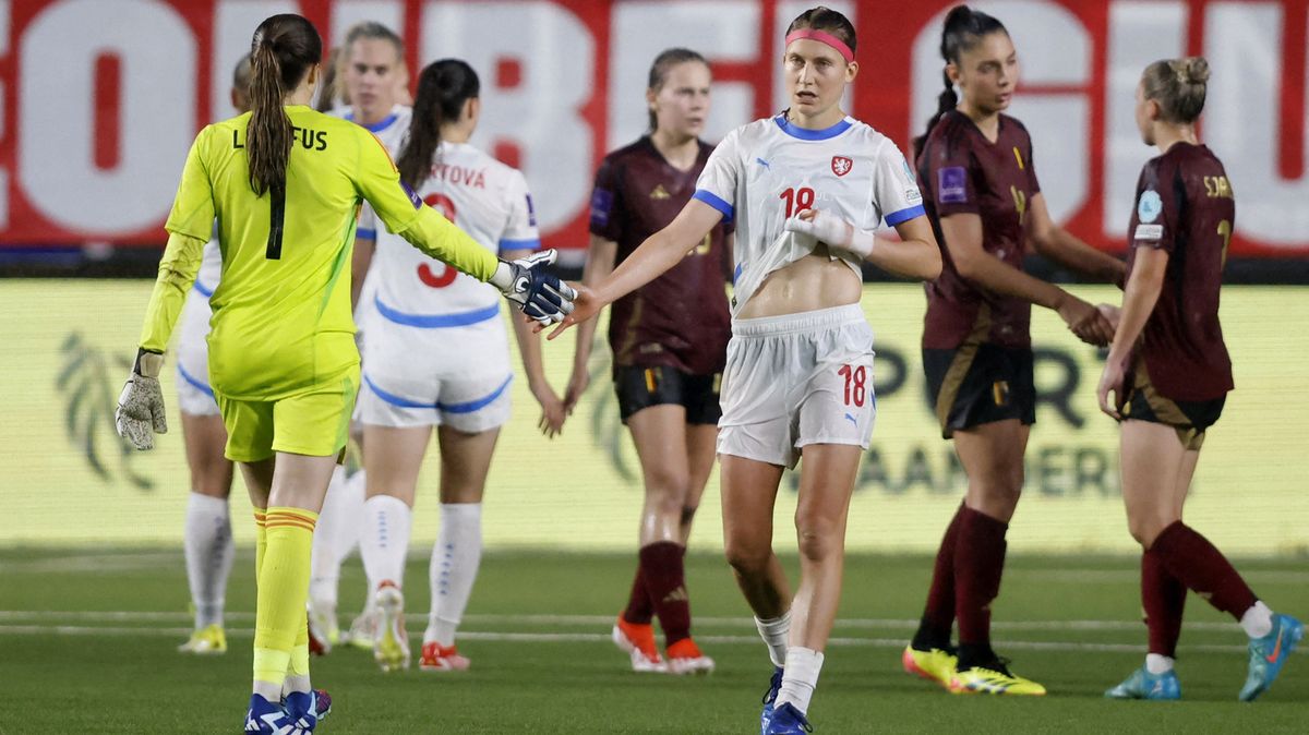 České fotbalistky remizovaly v Belgii