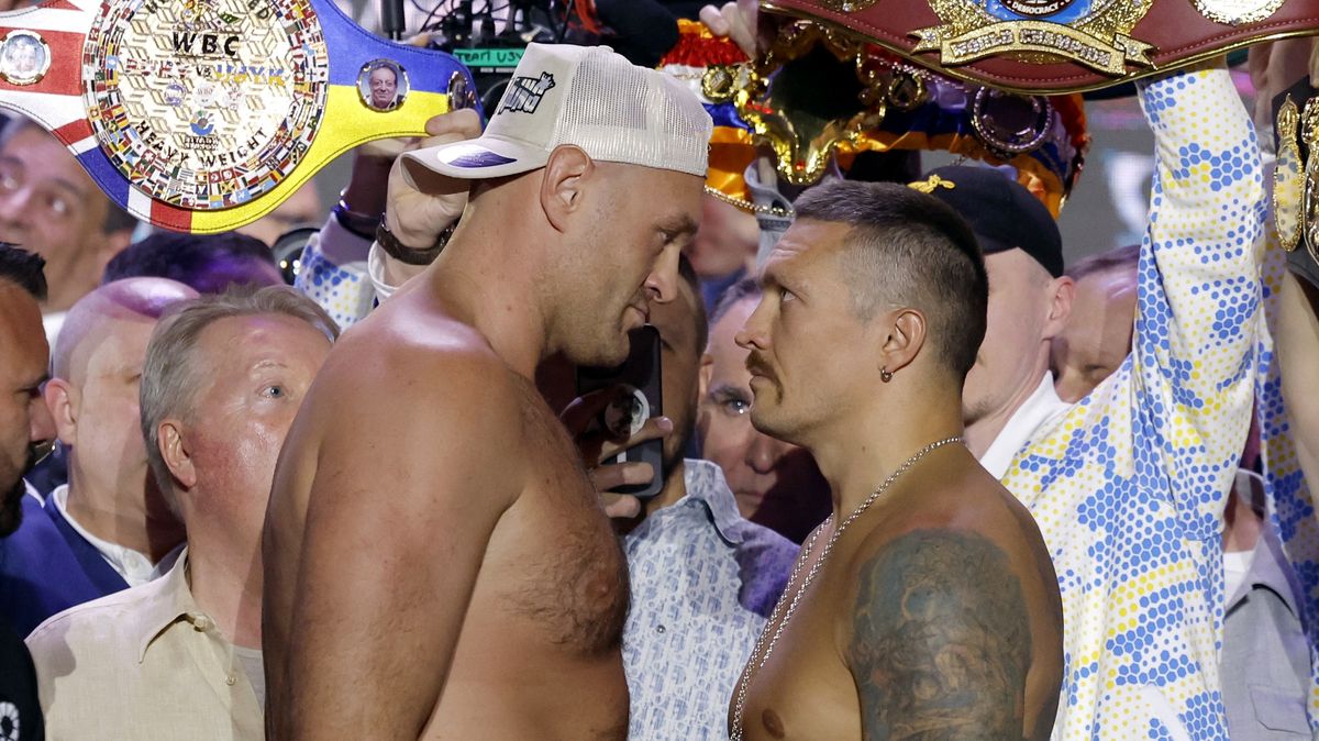 Boxerský šlágr je tu. Fury s Usykem se málem porvali, teď si to rozdají o vládce těžké váhy
