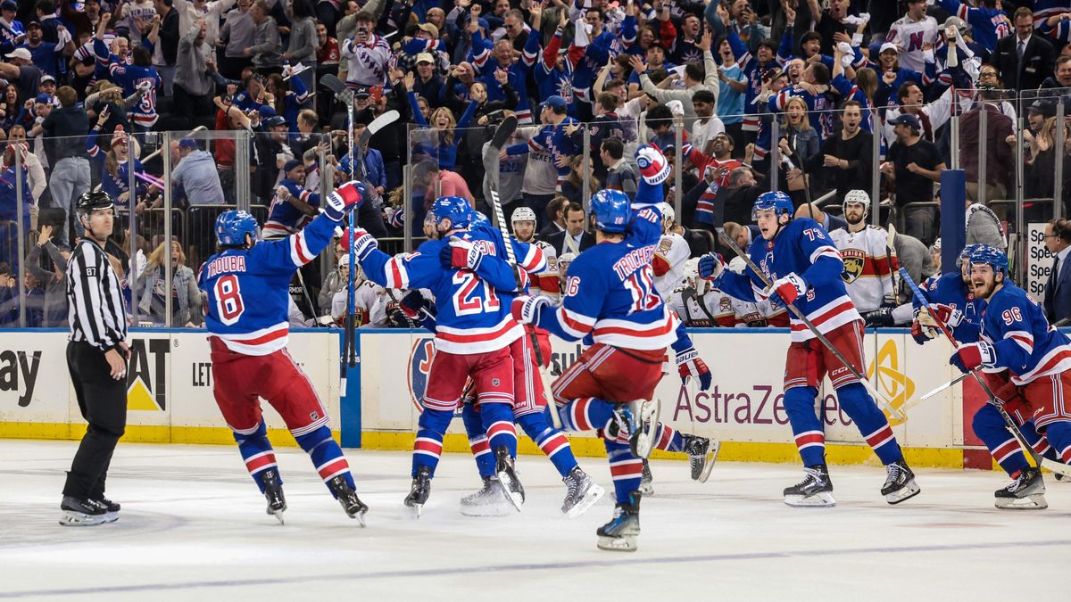 Hokejisté New Yorku Rangers zdolali Floridu a srovnali stav série